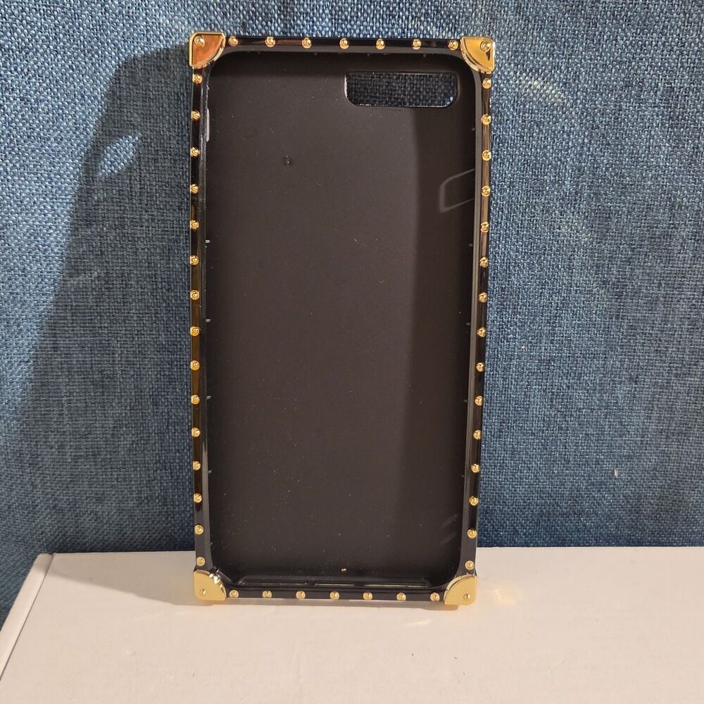 Luxury Trunk Rose Phone Case Gold Rivet Retro Cover - Picture 9 of 16